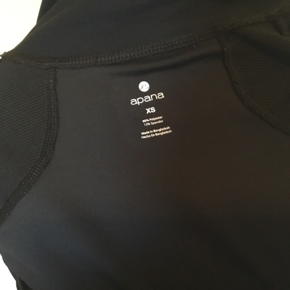 Apana Peplum Activewear Black Jacket - Picture 11 of 12